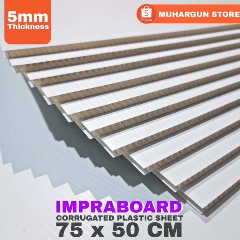 

JH8 Infraboard Impraboard 5mm 75x50 cm / 75 x 50 cm / 50x75 cm PP Board Imfraboard Art Board Karton Plastik