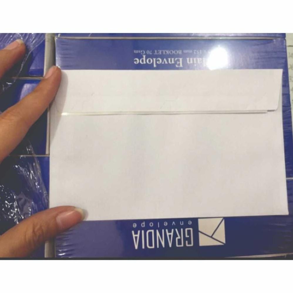 

JH8 5 Pak Amplop Grandia 104 Polos Putih isi 500 lembar Putih / Amplop Kondangan / amplop grosir