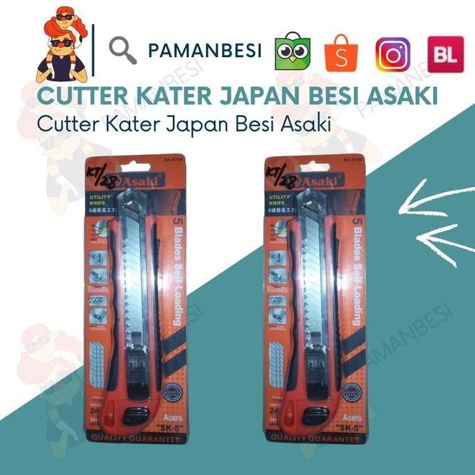 

ready !!! Cutter Kater Japan Besi Asaki