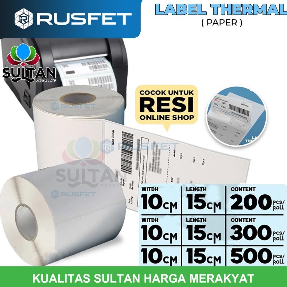 

JH8 Label Kertas Sticker Thermal Resi Paper stiker printer barcode POS