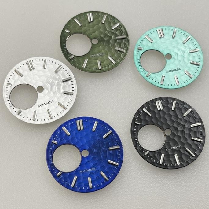 new  Seiko Mod Open Heart Dial NH 28.5mm Lume Hijau