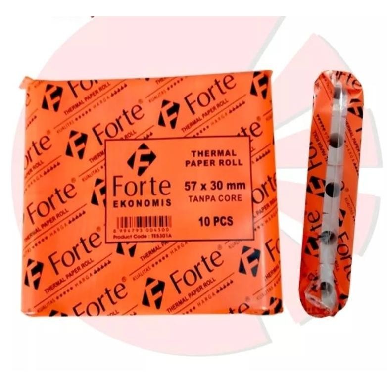 

JH8 Kertas Thermal Forte 57x30 (10 Roll) Economies kertas struk kasir Edc