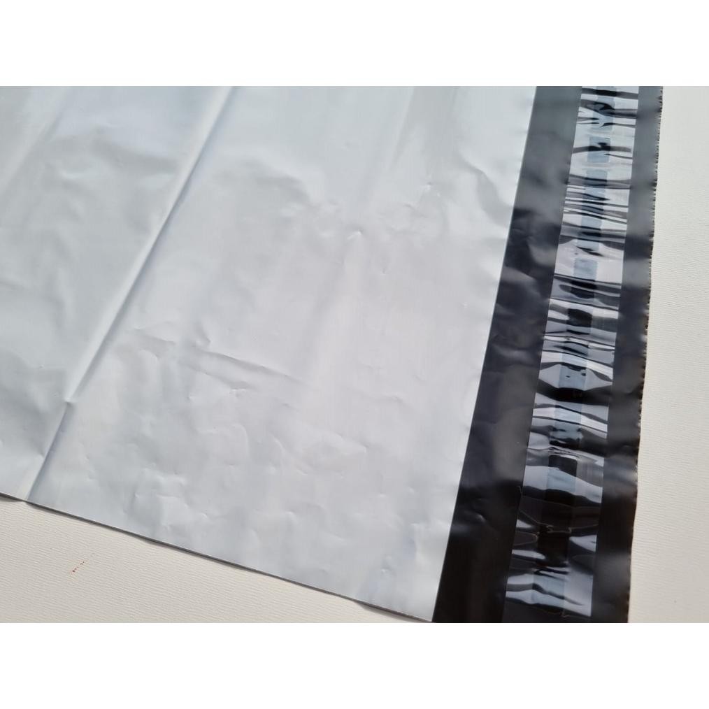 

JH8 POLYMAILER 100PCS 28x42CM PUTIH PREMIUM GLOSSY PLASTIK POLYMAILER WHITE