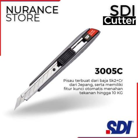 

ready !!! CUTTER ALUMINIUM DIECAST GRIP SDI 3005C (AUTOMATIC BLADE LOCK, 9 MM)