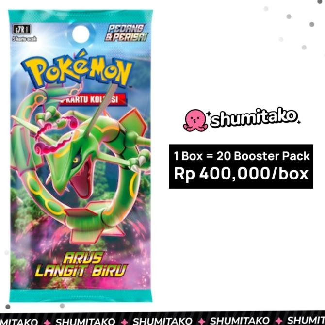 Jual Kartu Pokemon TCG Cards Arus Langit Biru S7R Booster Box Diskon Rare Original
