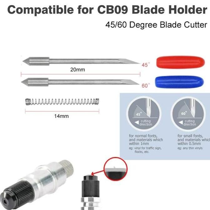

ready !!! [5 PCS] Mata Pisau Cutting GRAPHTEC 60 CE 6000 CB09 Carbide Blade
