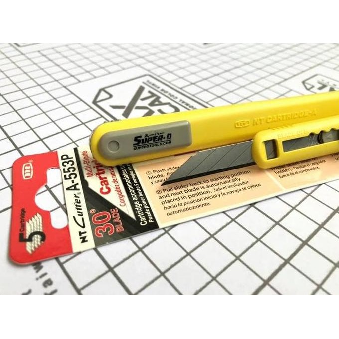 

ready !!! NT Cutter A-553P Mata Kater Tajam Blade 30D Made in Japan Original