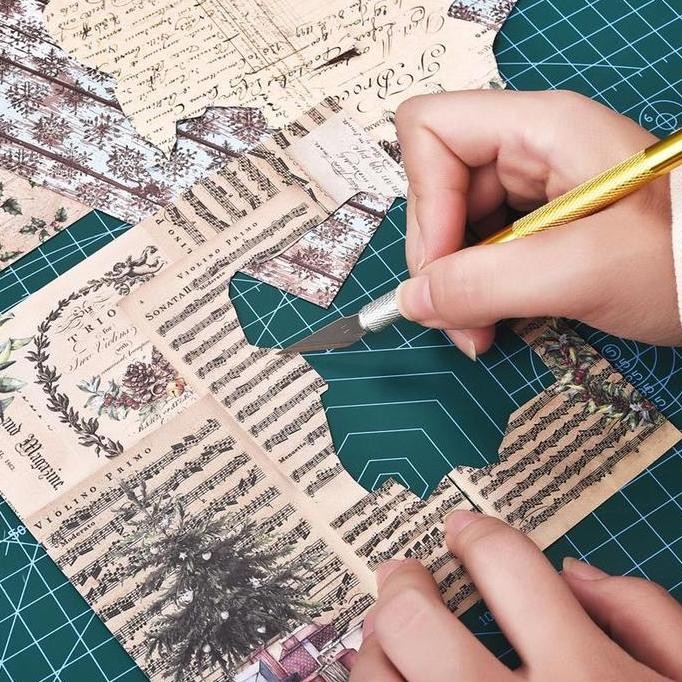 

ready !!! Alas Potong Meja Kerja Work Cutting Mat Pad Anti Slip A4 30x22cm