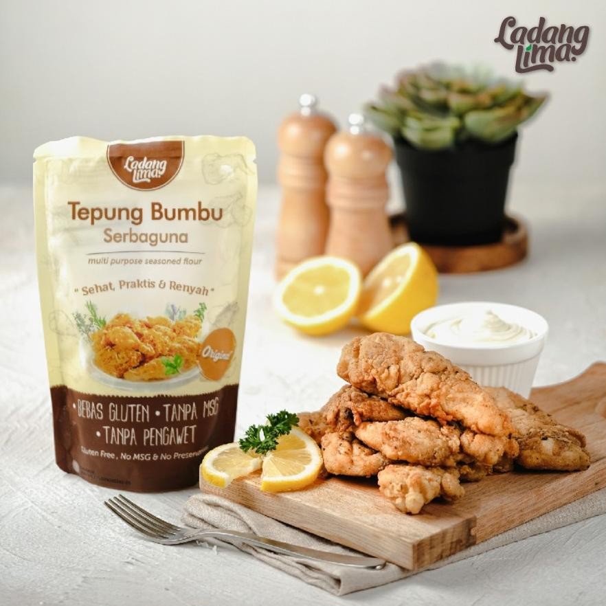 

Promo Paket Tepung Gluten Free Ladang Lima Lengkap - Tepung Bumbu, Mocaf, Bakwan, Pisang Goreng