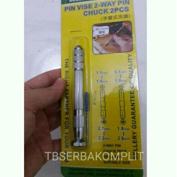 Vise 2 Way Chuck Mini Drill Microbox MataBor PCB jarum Manual