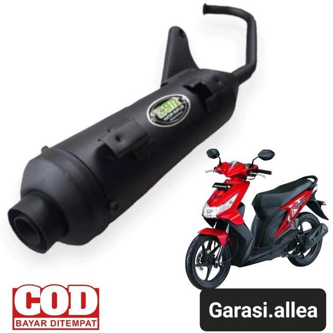 knalpot kenalpot racing bobokan ember motor beat fi + beat karbu terlaris