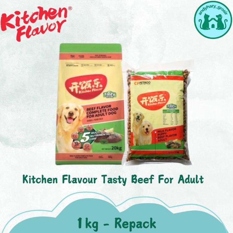 Kitchen Flavor Dog Tasty Beef Adult 1 Kg AST