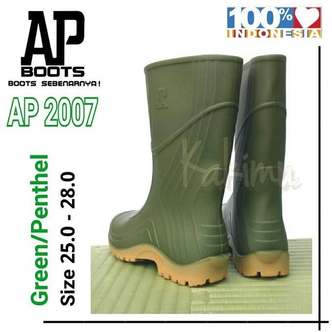 TGR SEPATU BOOT MURAH AP BOOT AP 2007 GREEN