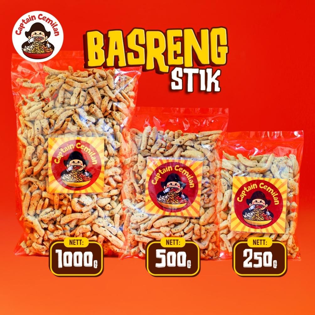 

yl-24 COD 500gram Basreng Stik Original Asin Gurih Daun Jeruk renyah kriuk baso goreng rempah Captain Cemilan cemilan snack snack kiloan Viral Terlaris