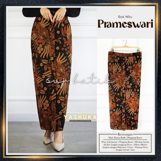 Rok plisket instan jarik wiru batik wanita terbaru bawahan kebaya