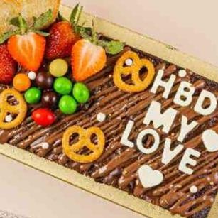 

Hertfelt Morsels Brownies Chan Patisserie Size 20X10Cm Thday Cake