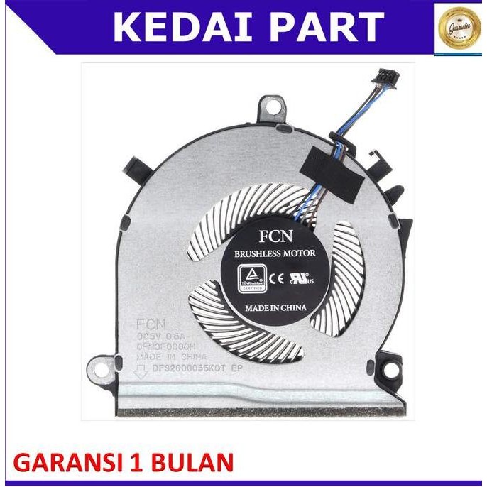 Fan Hp Pavilion 15-Ec 16-A 16X Series Tpn-Q241 L77560-001 New Stok