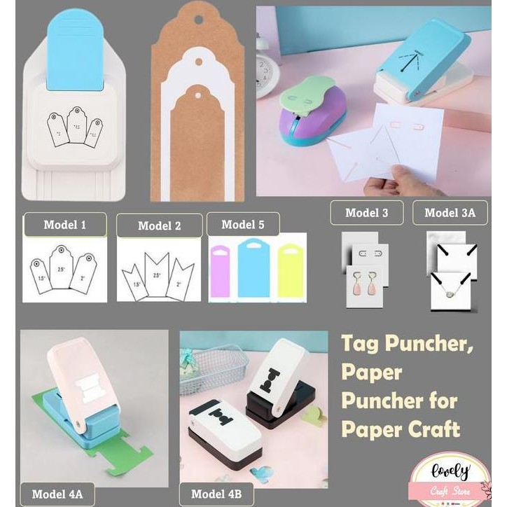 

LovelyCraftStore | Hang tags puncher Pembolong kertas for labelling, gift tag, price tags, art journal, deco art, bullet journal, diy, scrapbook etc Earring Hole Tag Puncher Pembolong Label Anting