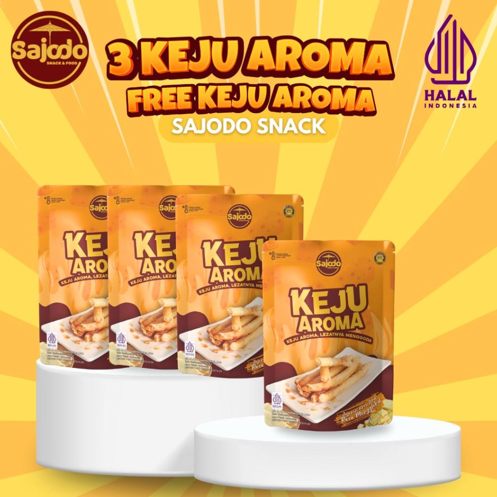 

READY STOK BUY 3 GET 1 - 4 BUNGKUS KEJU AROMA FULL KEJU MANIS GURIH - Sajodo Snack & Food Siap kirim