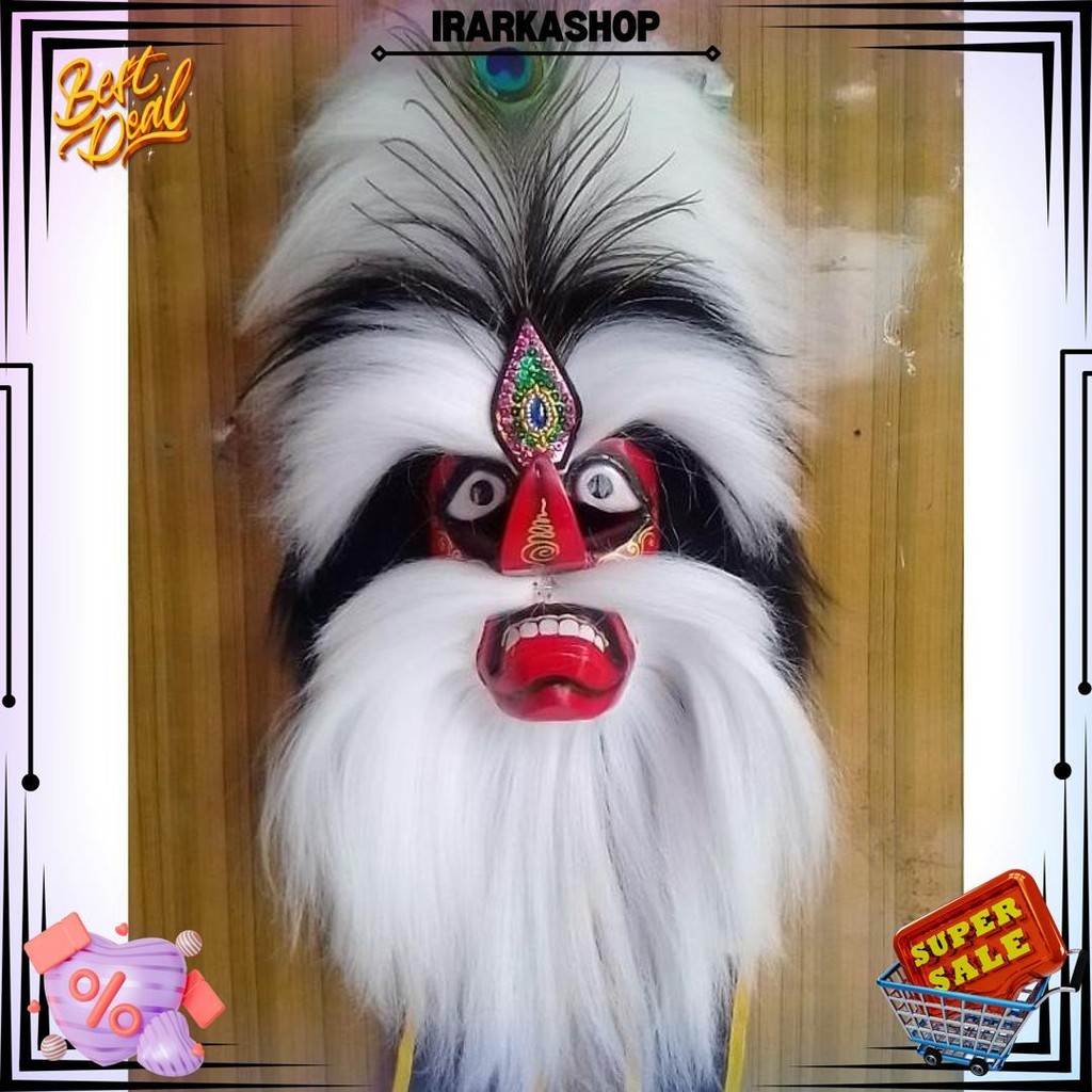 Termurah Topeng Ganong Pakem/Ganongan Pakem/Bujang Ganong Termurah