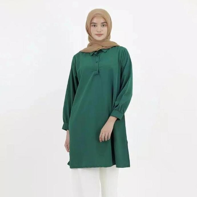 Tunik Hijau Botol Size Xl