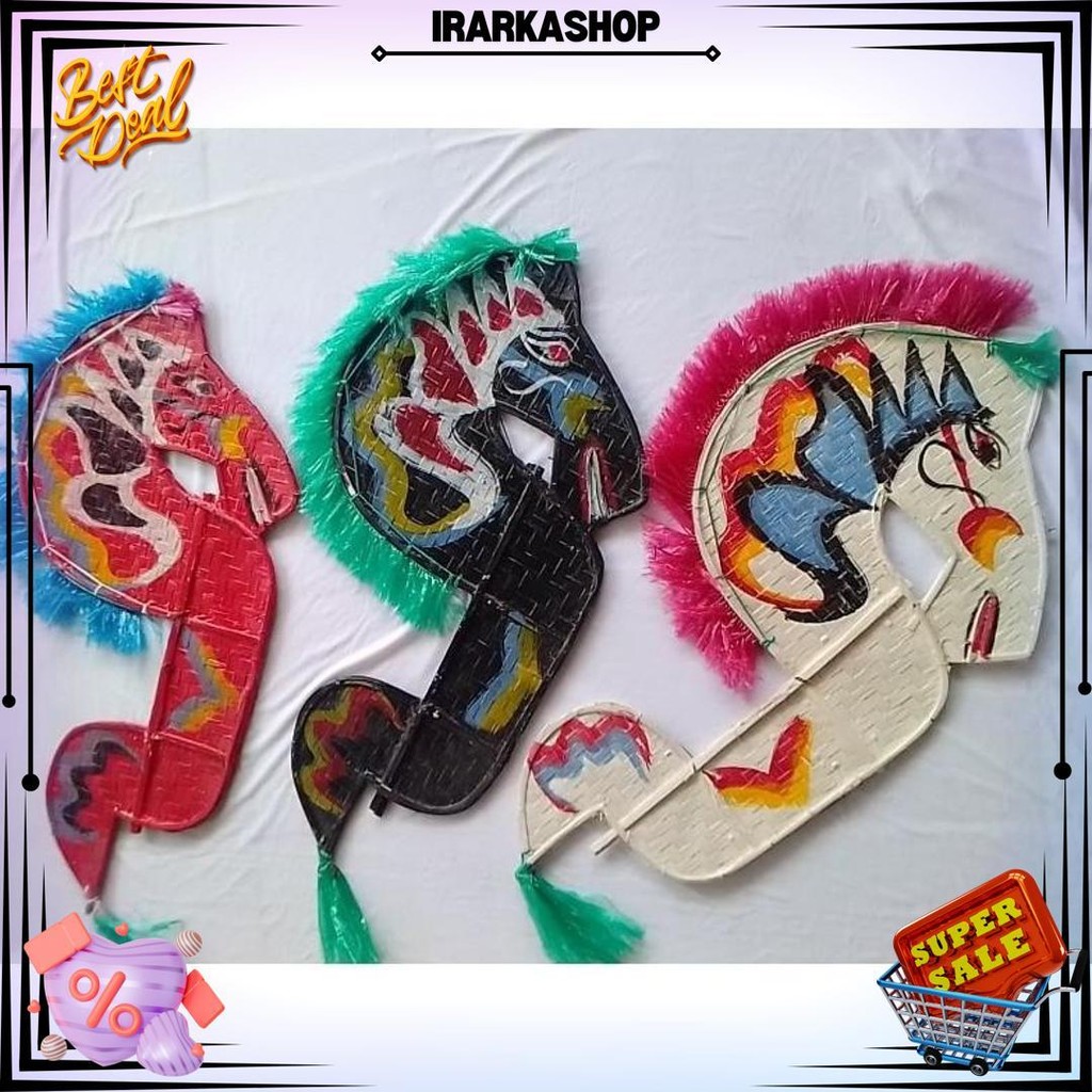 Termurah Kuda Lumping/Kuda Kepang Anak/Kuda Kepang Remaja Dewasa/Eblek Jathil