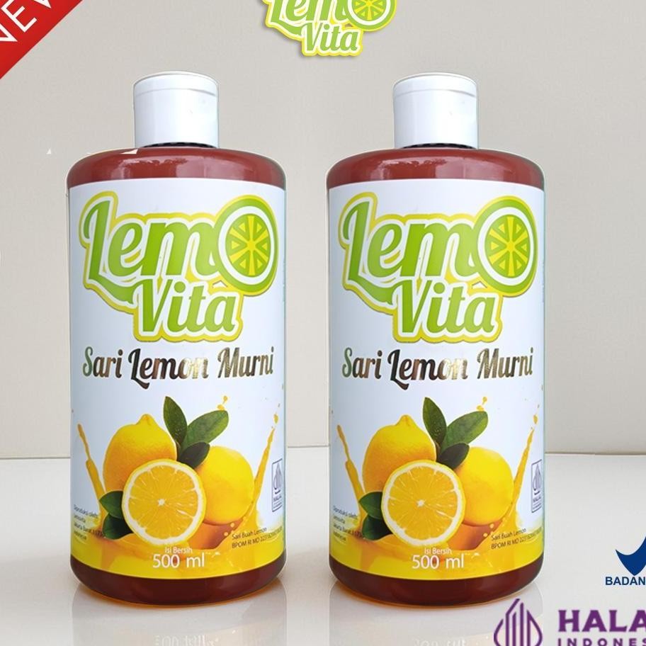 

Mei Paket 1Liter Lemovita Bpom Fresh Sari Lemon Halal