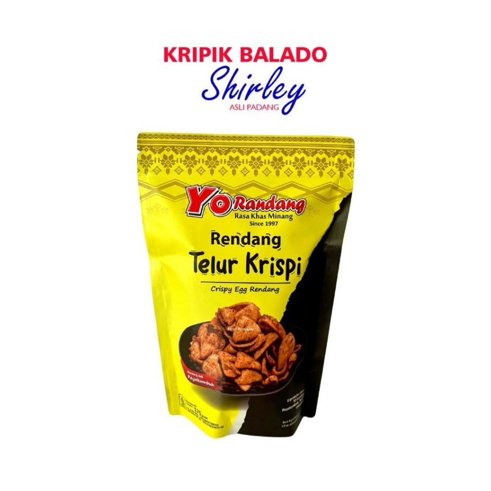 

TERLARIS Rendang Telur Krispi Yorandang Siap kirim