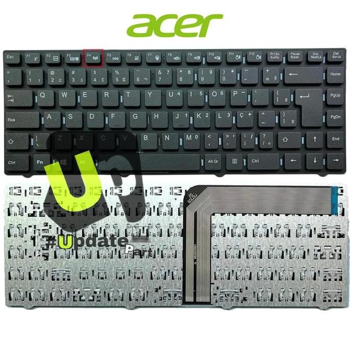 Keyboard Acer Aspire One 14 Z1401 Z1402 L1410 Z422 Z1401-N2940 C5Px New Stok