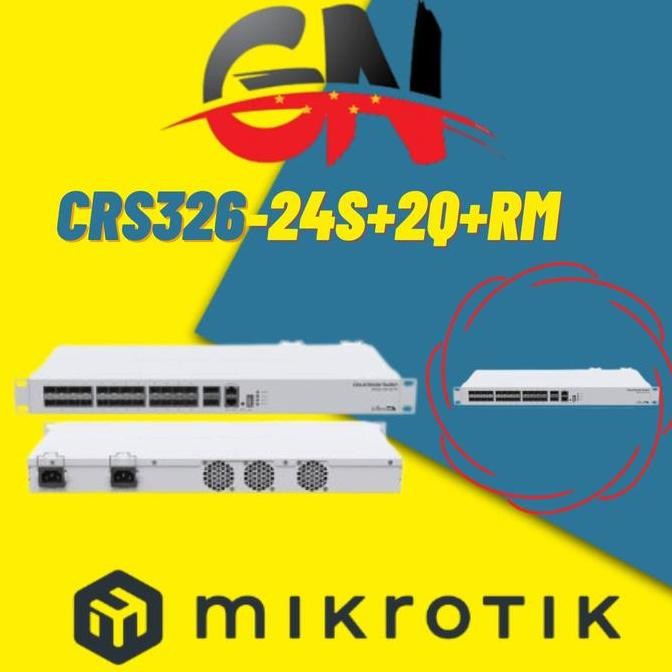 Mikrotik Crs 326 24S+ 2Q+Rm Switch Mikrotik Crs326-24S+2Q+Rm New Stok