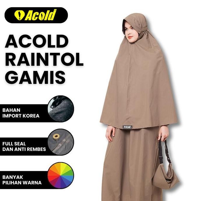 TERSEDIA Jas hujan Acold Raintol Gamis Size XL