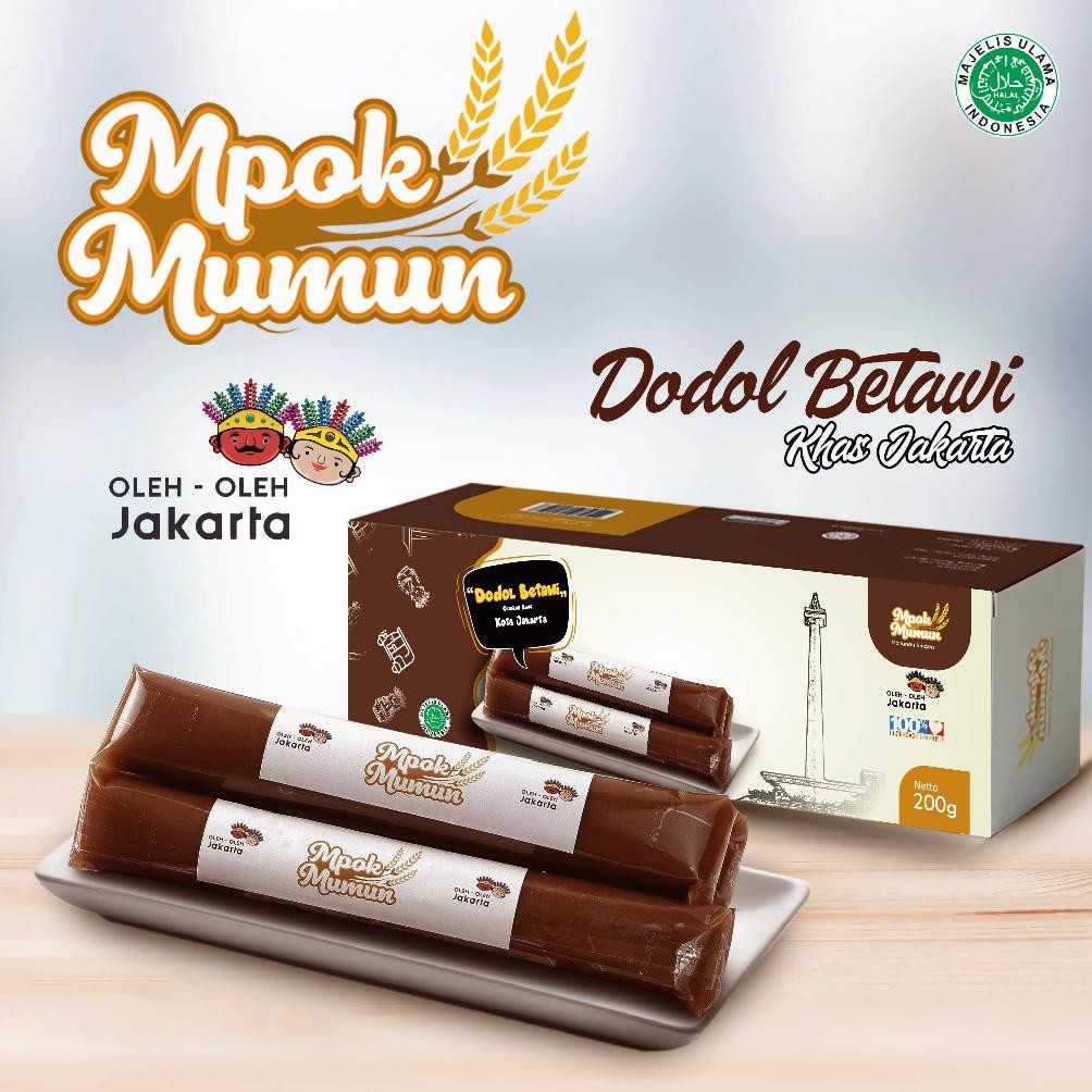 

Dodol khas betawi Mpok Mumun oleh oleh dari jakarta