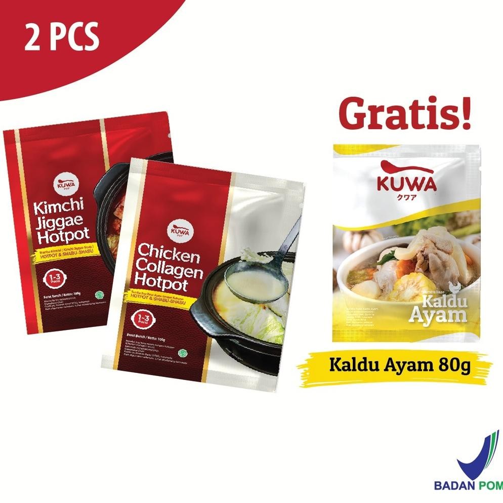 

TERMURAH KUWA Combo Hotpot - Chicken Collagen & Kimchi Jiggae Siap kirim