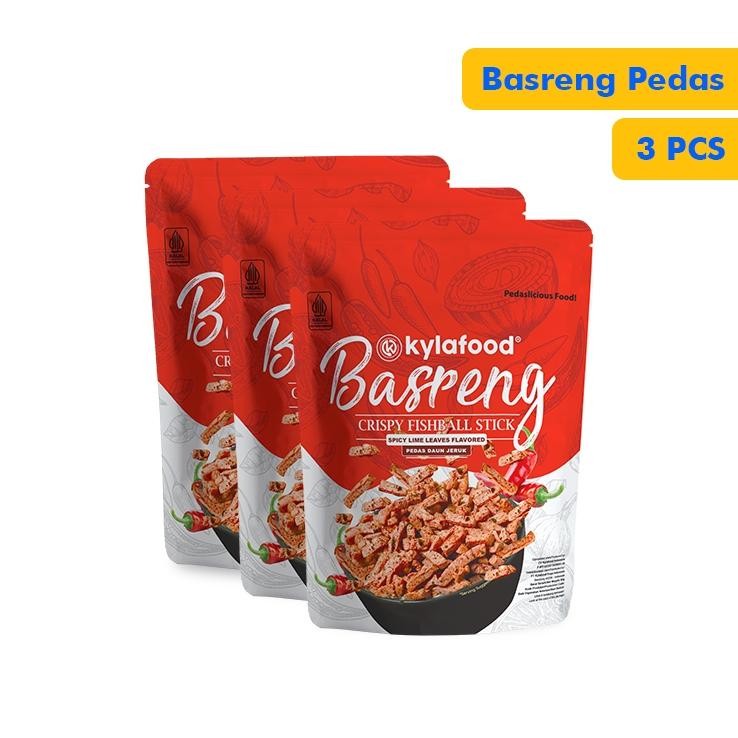 

Ct_C1077 Kylafood Paket Isi 3 Basreng Pedas (80Gr) Na-93