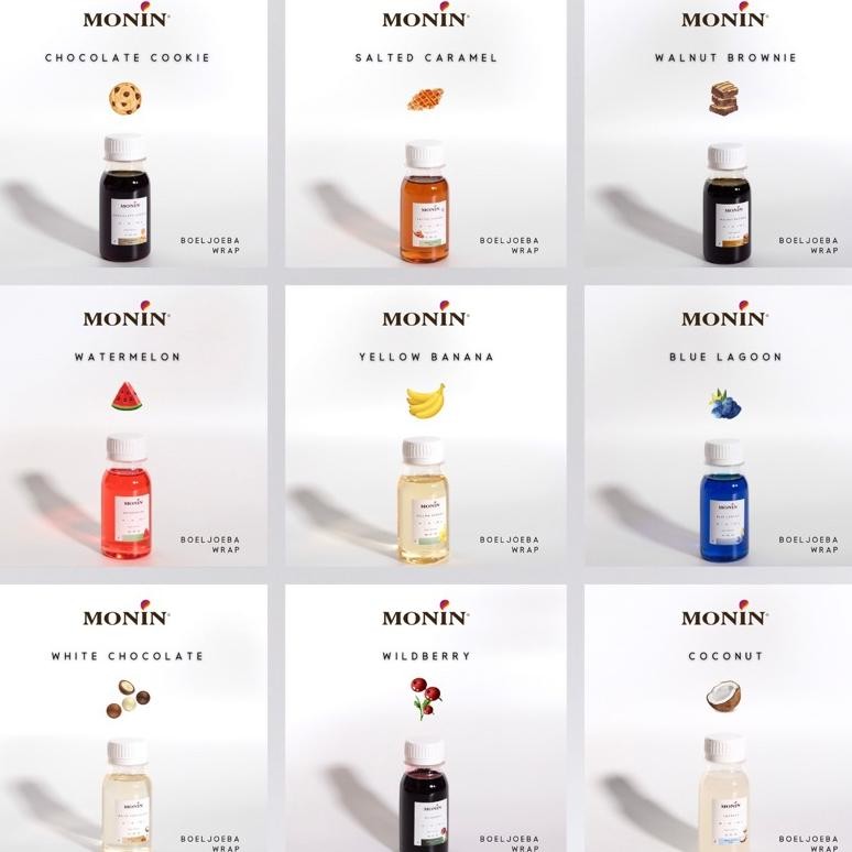 

Monin All Varian Coffee Syrup Repack [30, 50, 100] g - I