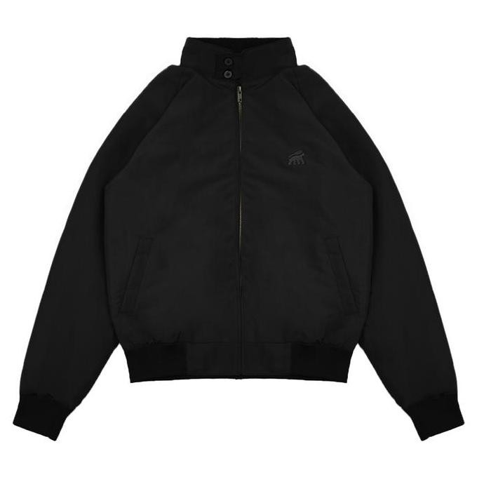 House Of Smith Harrington Jacket Hangor Black #6 - Jaket Harrington Pria Hitam Co