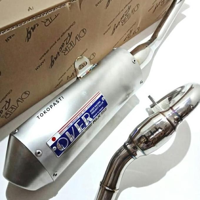 knalpot over ori japan full stainless motor honda crf150 terlaris