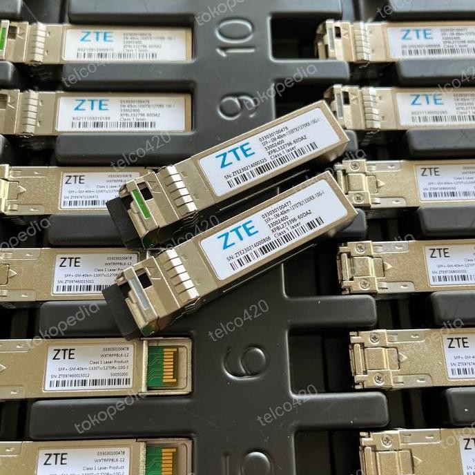 Zte Sfp+ Bidi 10G 40Km (Harga Sepasang) 1 Pair New Stok
