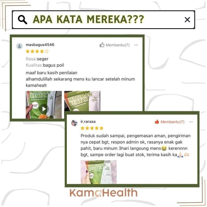 

{Salt} [Ready Siap Kirim.!!!] Kama Health Kamahealth Minuman Rempah Jsr Ramuan Cinta Tia-111