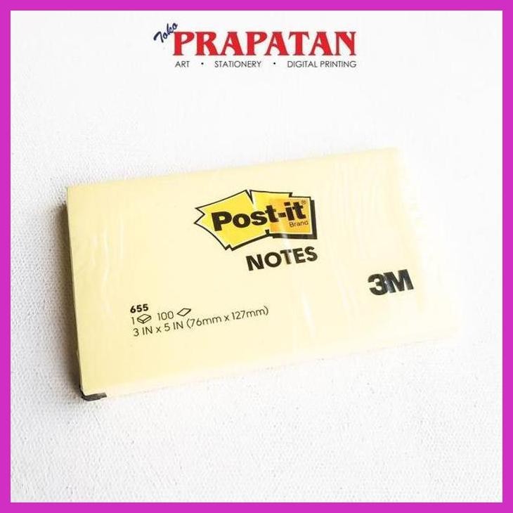 

( SEKOLAH / LUKIS ) COD POST-IT NOTES 655 (76MMX127MM) / STICKY NOTE (SENI / MENGGAMBAR / ART / KERAJINAN ) GOOD QUALITY