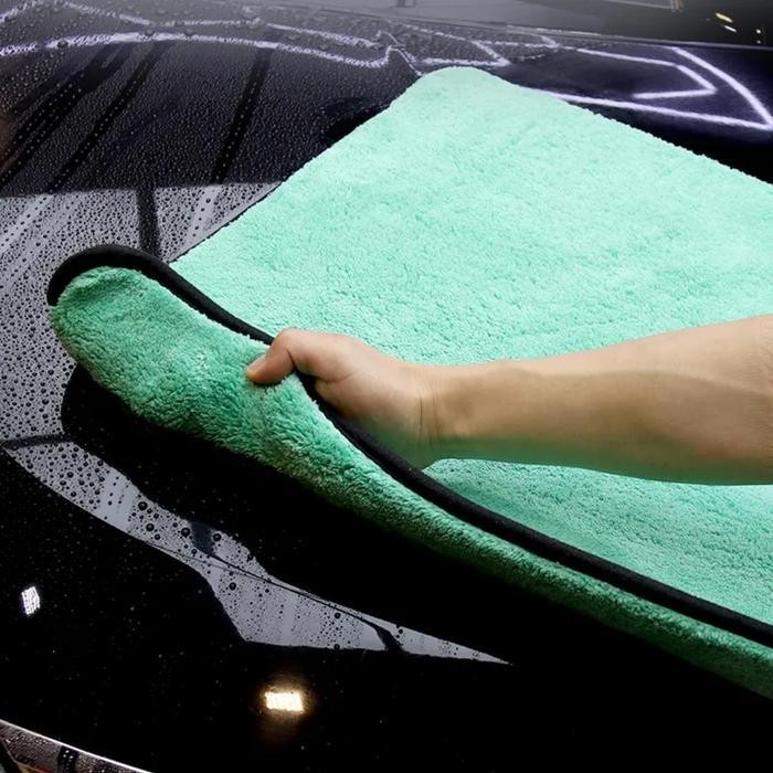Lap Microfiber 1200Gsm Premium Thick Towel - Lap Microfiber Pengering Mobil Tebal 1200 GsmDryingTowe