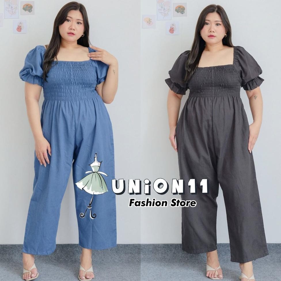 Baju Jumbo Wanita / Jumpsuit Jumbo Wanita 3Xl Ld 120 / Jumpsuit Bigsize Wanita Kitty