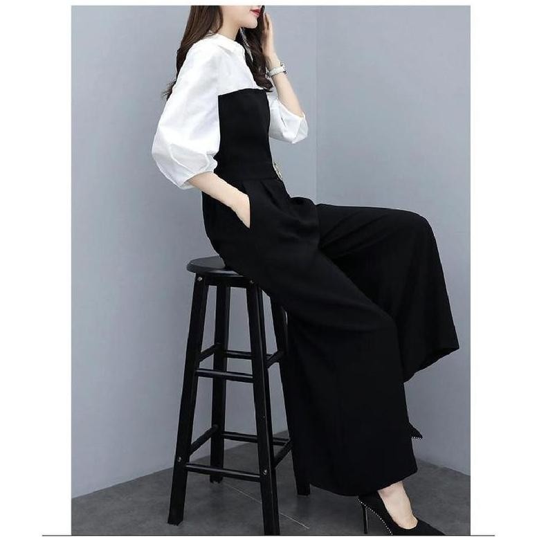 Jumpsuit Tiara Wanita Casual Korean Style