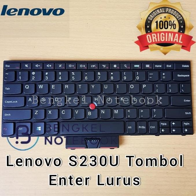 Keyboard Lenovo Thinkpad Twist S230U S230 Tombol Enter Lurus New Stok
