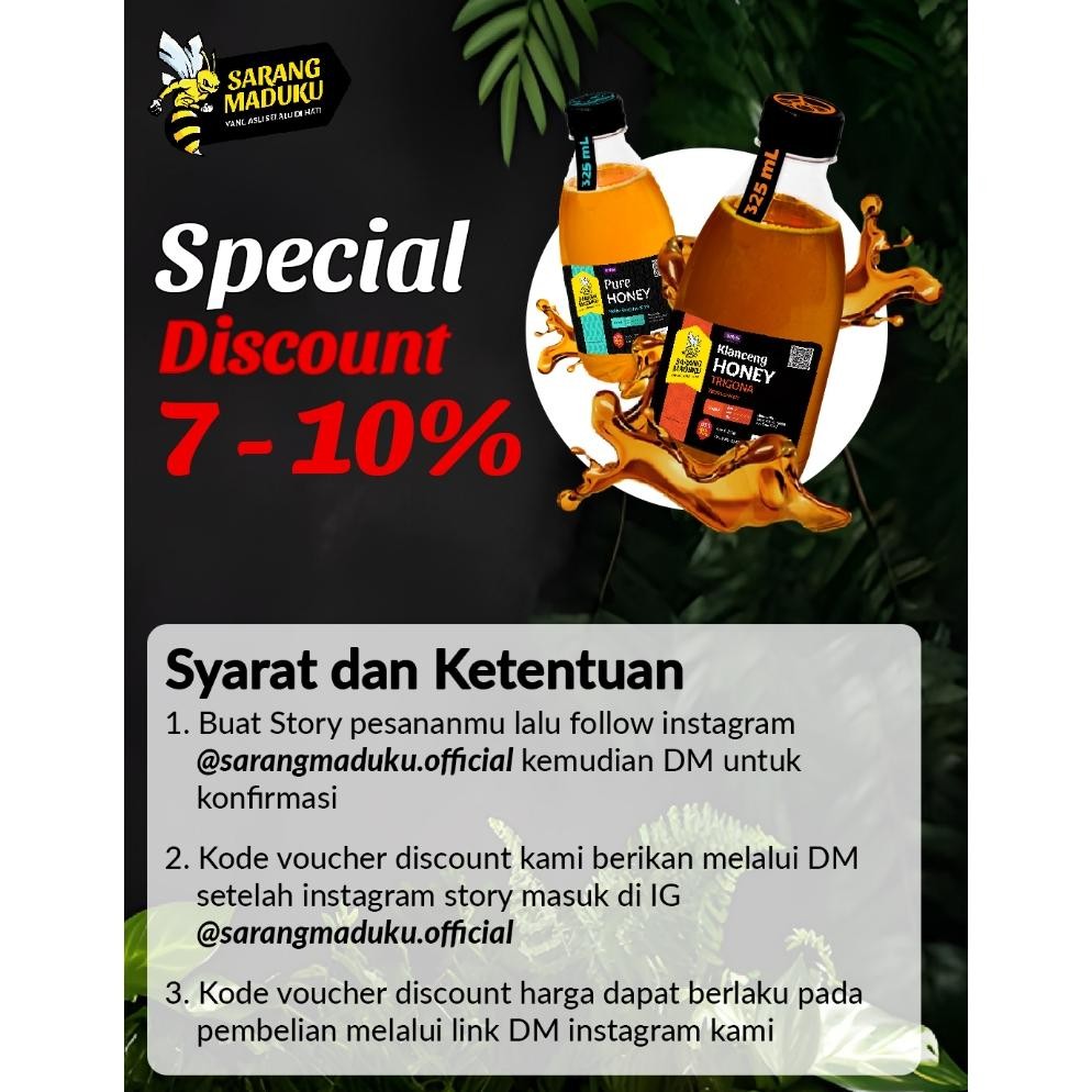 

We69 FE24 Sarang Maduku Madu Asli Madu Murni Madu Asli 100% Tanpa Campuran Raw Honey Viral Termurah