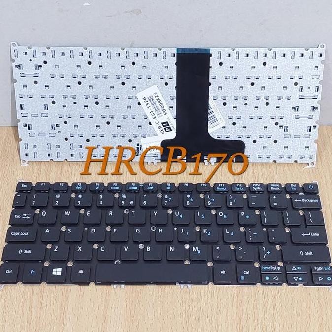 Keyboard Notebook Acer Aspire Es11 Es1 132 Es1-132 Tombol Power -Hrcb New Stok