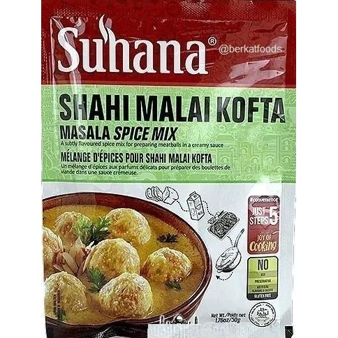 

Ready stock] Shahi Malai Kofta Masala Spice Mix Suhana / Bumbu Masak Instan Meatballs Creamy Sauce Halal