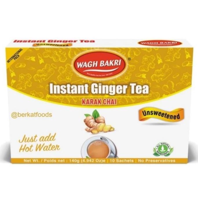 

:::::::] Wagh Bakri Instant Ginger Tea Unsweetened / Karak Chai India Teh Jahe