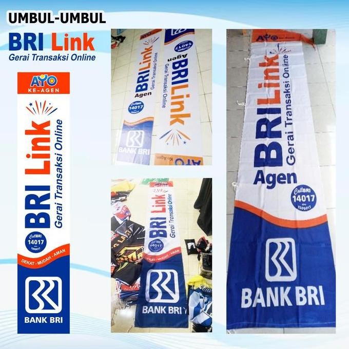Sale Umbul Umbul Brilink/Bendera Umbul Umbul Brilink/Ready Stok Umbul Umbul Brilink