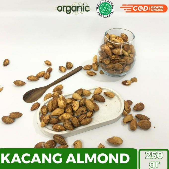 

kacang almond 250gr termurah